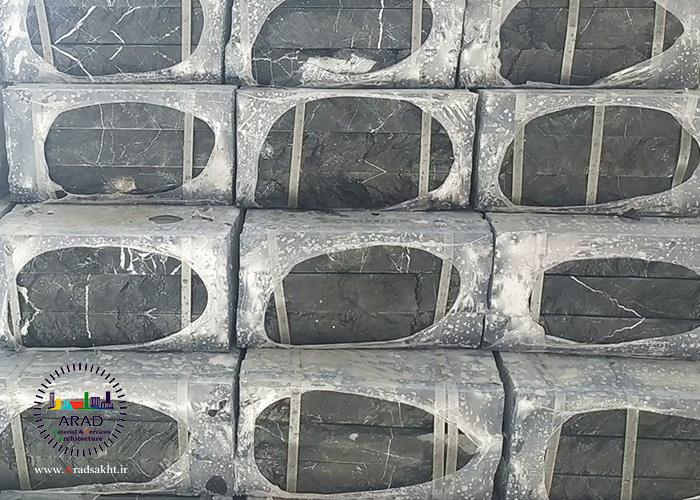 سنگ آنتیک قیچی سیاه نجف آباد در آرادساخت